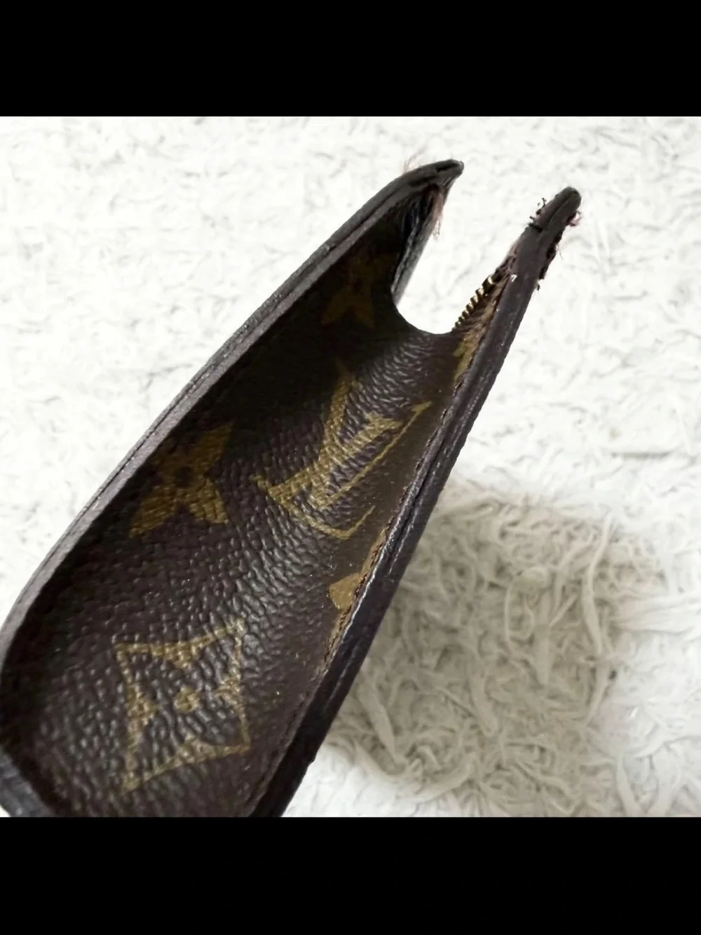 Louis Vuitton Monogram Mini Chain Wallet in Brown